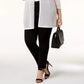 Alfani Women's Plus Illusion-Stripe Cardigan Blue Size 4X