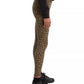 Levi's Women's 720 Animal Printed Super Skinny Jeans Brown Size 28