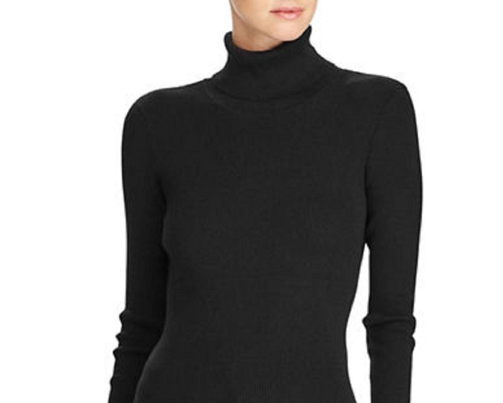 Ralph Lauren Women's Turtleneck Sweater Black Size Medium