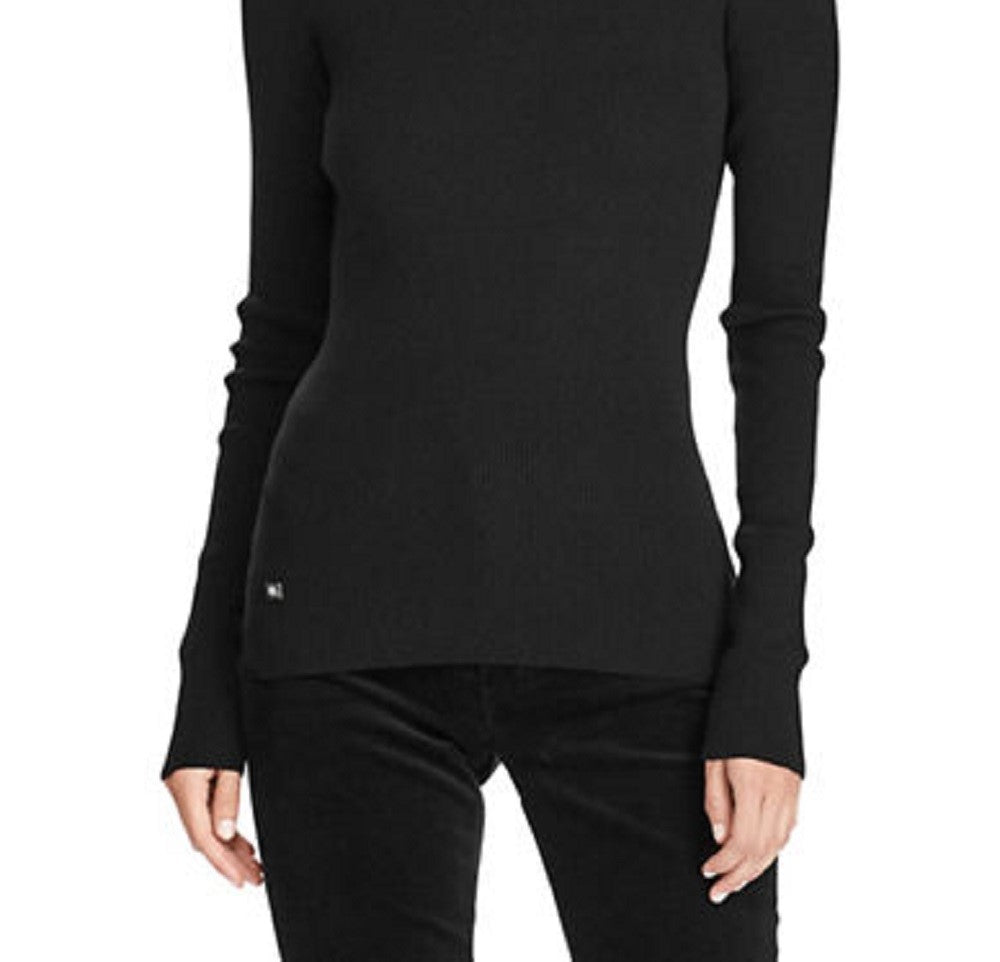 Ralph Lauren Women's Turtleneck Sweater Black Size Medium