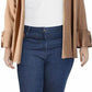 Alfani Women's Tie-Sleeve Cardigan Gold Size XX-Large
