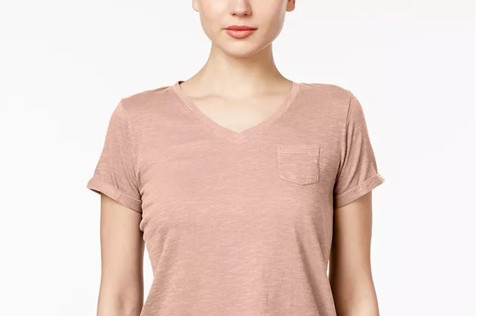 Style & Co Women's Long Sleeve Plaid Flannel Shirt Grey Size PL