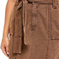 Free People Women's Catching Feelings Midi Skirt Brown Size 6