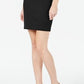 Calvin Klein Women's Ruffled Zippered Sleeveless V Neck Above The Knee Sheath Party Dress Black Size 12 Petite