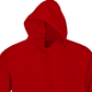 Rebellious One Juniors' Pouch-Pocket Hoodie Red Size Small