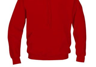 Rebellious One Juniors' Pouch-Pocket Hoodie Red Size Small