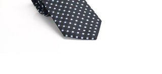 Nautica Men's Neck Tie Monee Grid Geometric Skinny Slim Silk Not Applicable Black Size Regular