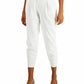 Alfani Women's Jogger Ankle Pants Soft White Size 6