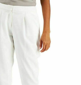Alfani Women's Jogger Ankle Pants Soft White Size 6