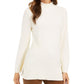 Charter Club Women's Mixed-Stitch Mock-Neck Sweater White Size Small