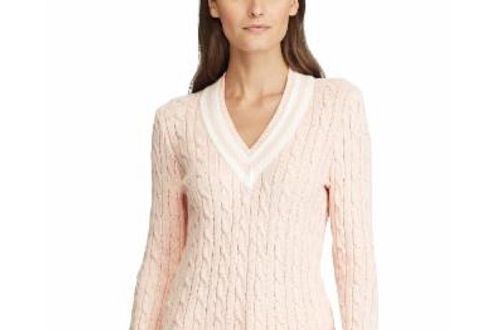 Ralph Lauren Women's Cricket Sweater Pink  Size Small