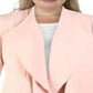 Anne Klein Women's Drapey Open Front Jacket Pink Size 16