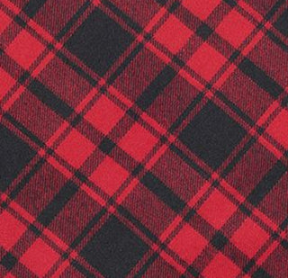 Bar III Men's Seabury Cotton Plaid Pocket Square Red Size Regular