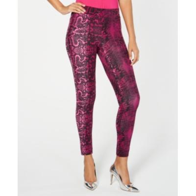 Thalia Sodi Women's Printed Pull-on Leggings Pink Size S