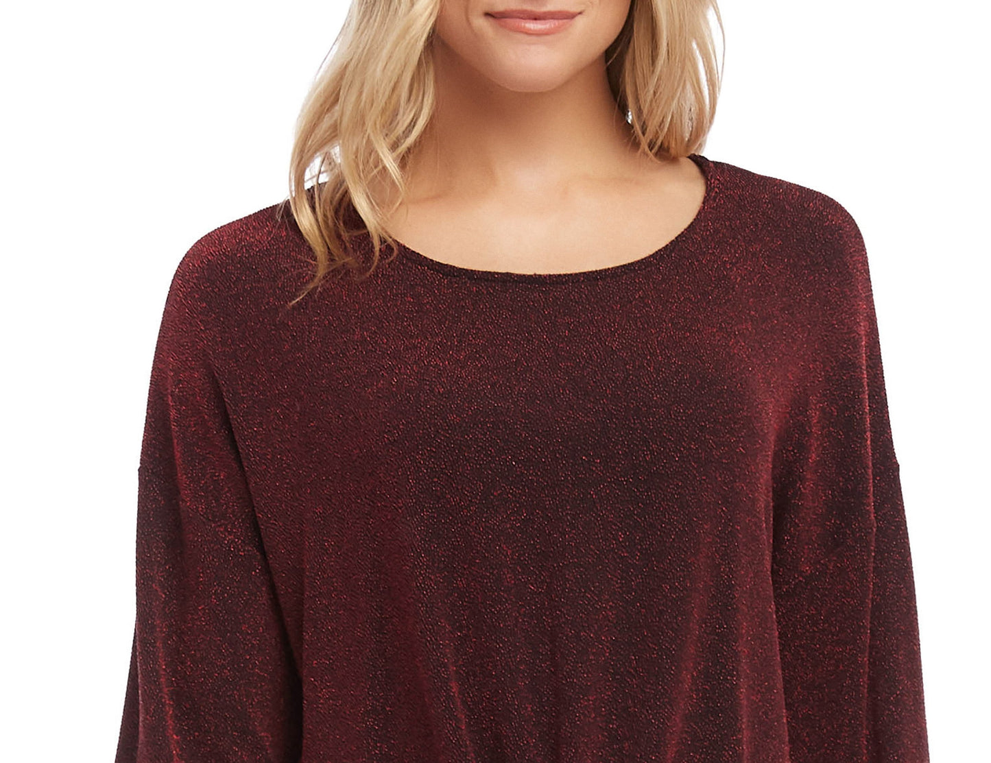 Karen Kane Women's Front Twist Top Red Size Small