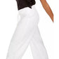 INC International Concepts Women's Wide-Leg Tie-Front Linen-Blend Pants White  Size 2