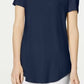 JM Collection Women's Cold Shoulder Top Blue Size X-Large