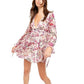 Free People Women's Closer To The Heart Tiered Floral Dress Pink Size Small
