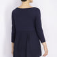 Alfani Women's Woven Back Top Blue  Navy Size Medium