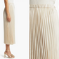 CeCe Women's Pleated Midi Skirt Bone Size 0