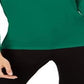 Alfani Women's Long Sleeve Jewel Neck Top Green Size X-Large