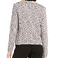 Alfani Women's Mixed-Yarn Open-Front Cardigan Black Size XX-Large