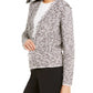 Alfani Women's Mixed-Yarn Open-Front Cardigan Black Size XX-Large