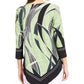 Charter Club Women's Petite Printed Handkerchief-Hem Shirtdress Green Size Petite
