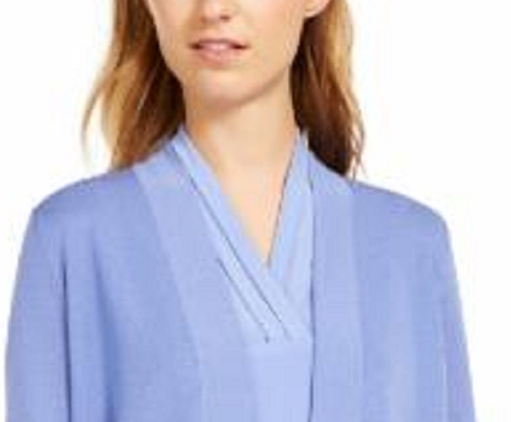 Anne Klein Women's Cardigan Blue Size X-Small