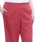Alfred Dunner Women's Cedar Canyon Pull On Pants Red Size 16