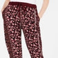 Hippie Rose Juniors' Cozy Jogger Pants Wine Size Small
