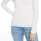Splendid Women's Ribbed V Neck Tee White Size X-Large