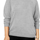 Karen Scott Women's Mock Neck Sweater Grey Size PL