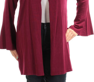 Alfani Women's Novelty Stitch Cardigan Dark Fudge Size X-Large