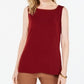Charter Club Women's Boat Neckline Top Red Size Small