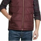 Weatherproof Vintage Men's Zip Front Vest Wine