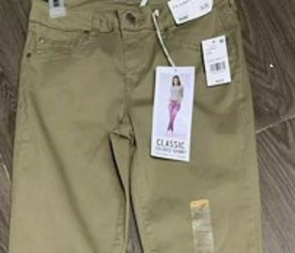 Celebrity Pink Women's Mid Rise Super Soft Pants Colored Skinny Pants Green Size 3