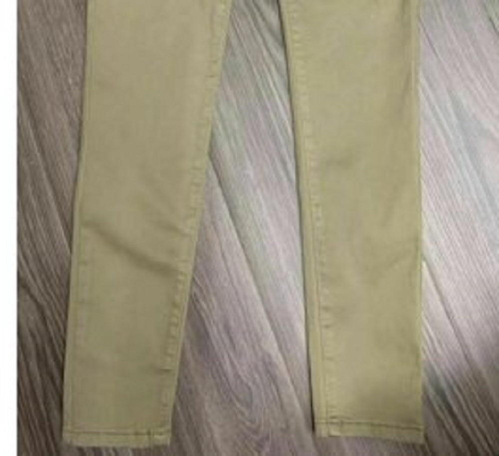 Celebrity Pink Women's Mid Rise Super Soft Pants Colored Skinny Pants Green Size 3