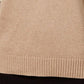 Karen Scott Women's Zip Neck Top Beige  Size Petite Medium
