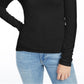 Splendid Women's Ribbed V Neck Tee Black Size Medium