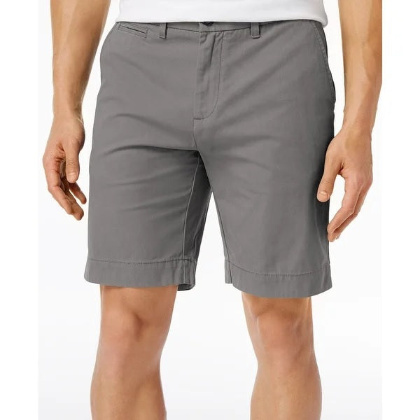 Tommy Hilfiger Men's Th Flex Stretch 9 Shorts Grey Size 35