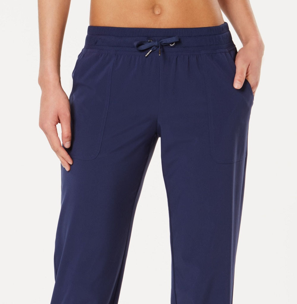 Ideology Women's Recycled Woven Joggers Blue Size Large
