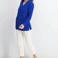 Karen Scott Women's Basket-Stitch Sweater Blue Size Medium