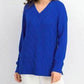 Karen Scott Women's Basket-Stitch Sweater Blue Size Medium