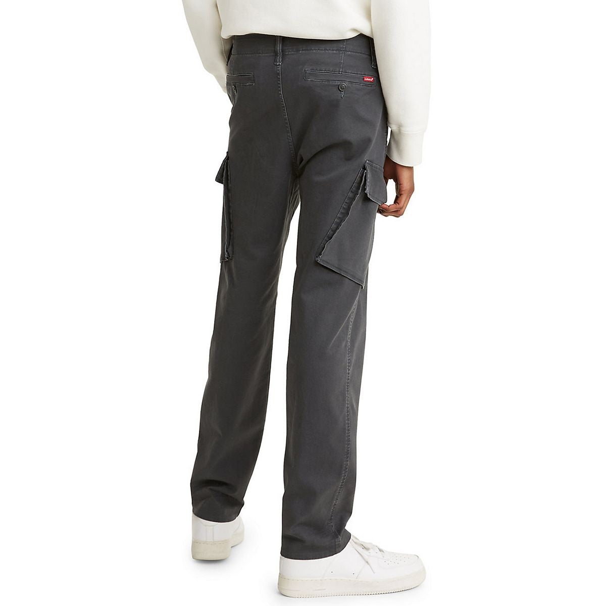Levi's Men's Slim Fit Tapered Cargo Pants Gray Size 38