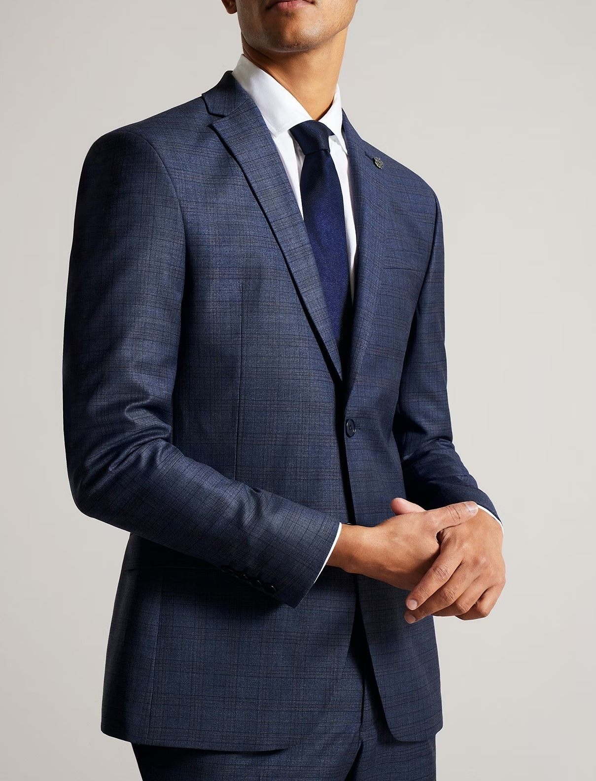 Ralph Lauren Men's Suit Seperate Long Sport Coat Blue Size 46
