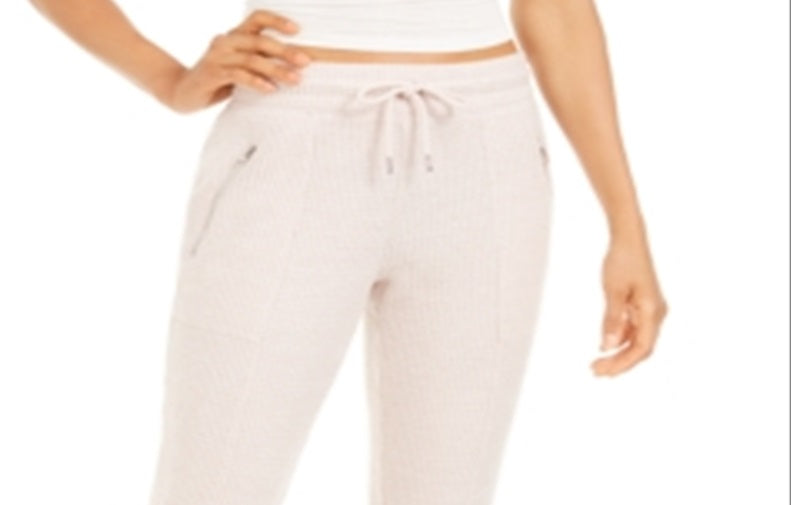 Ideology Women's Waffle Knit Joggers Pink Size X-Small