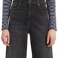 Levi's Women's Super Wide Leg Cropped Jeans Black Size 28X25