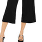Alfani Women's D Ring Culotte Pants Black  Size Small