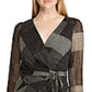 Ralph Lauren Women's Franny Long Sleeve Day Dress Black Size 14